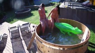 Teens Party Hard With Toys In Hot Tub !